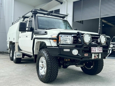 2015 Toyota Landcruiser Cab Chassis GXL Double Cab VDJ79R