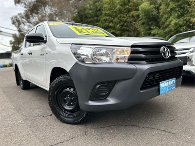 2018 Toyota Hilux DUAL CAB UTILITY WORKMATE TGN121R MY17