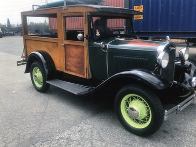1930 ford model a woody wagon