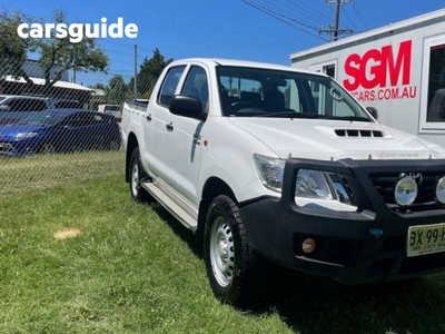 2014 Toyota Hilux KUN26R SR Utility Double Cab 4dr Man 5sp 4x4 3.0DT MY14