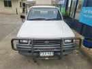 1999 Toyota Hilux RZN147R Workmate 4x2 White 5 Speed Manual Cab Chassis