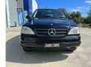 2000 Mercedes-Benz M-Class W163 MY2000 ML320 Classic Black 5 Speed Sports Automatic Wagon