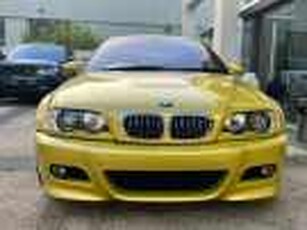 2002 BMW M3 E46 SMG Yellow 6 Speed Seq Manual Auto-Clutch Coupe