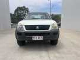 2006 Holden Rodeo RA MY06 Upgrade LX (4x4) White 5 Speed Manual Space Cab Chassis