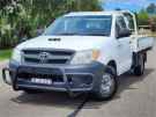2006 Toyota Hilux KUN16R SR White 5 Speed Manual Cab Chassis