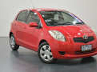 2006 Toyota Yaris NCP91R YRS Red 4 Speed Automatic Hatchback