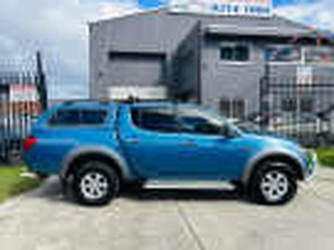 2007 Mitsubishi Triton ML MY08 GLX-R (4x4) Blue 4 Speed Automatic 4x4 Double Cab Utility
