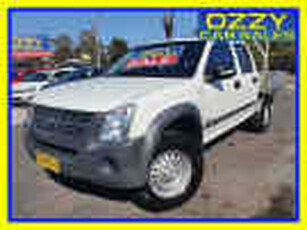 2008 Holden Rodeo RA MY08 LX (4x4) White 5 Speed Manual Crew Cab Chassis