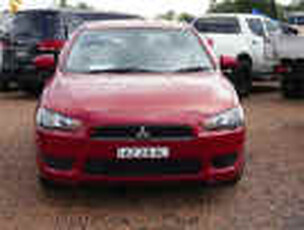 2008 Mitsubishi Lancer CJ MY09 ES Red 6 Speed CVT Auto Sequential Sedan