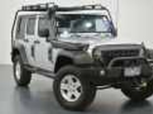 2010 Jeep Wrangler Unlimited JK MY09 Sport (4x4) Silver 6 Speed Manual Softtop