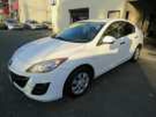 2010 Mazda 3 BL 10 Upgrade Maxx White 6 Speed Manual Sedan