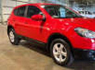 2010 Nissan Dualis J10 MY2009 ST Hatch X-tronic 2WD Red 6 Speed Constant Variable Hatchback