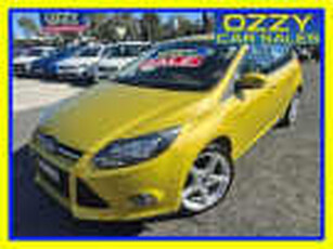 2011 Ford Focus LW Titanium Yellow 6 Speed Automatic Hatchback