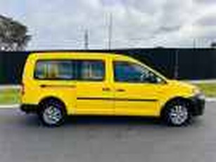 2011 Volkswagen Caddy 2K MY12 Maxi TDI250 Yellow 7 Speed Auto Direct Shift Van