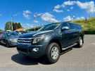 2012 Ford Ranger PX XLT 3.2 (4x4) Grey 6 Speed Automatic Double Cab Pick Up