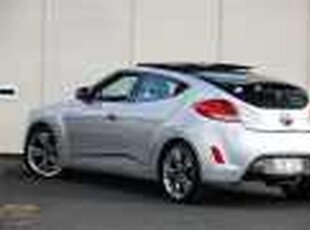 2012 Hyundai Veloster FS + Coupe D-CT Silver 6 Speed Sports Automatic Dual Clutch Hatchback