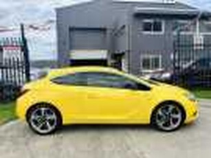 2012 Opel Astra PJ GTC 1.6 Sport Yellow 6 Speed Manual Coupe