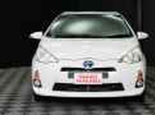 2012 Toyota Prius c NHP10R E-CVT White Mist 1 Speed Constant Variable Hatchback Hybrid