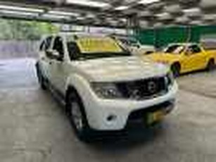 2013 Nissan Navara D40 S5 MY12 ST-X 550 White 7 Speed Sports Automatic Utility