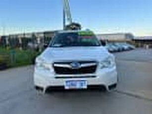 2014 Subaru Forester S4 X Wagon 5dr Lineartronic 6sp AWD 2.5i [MY14] White Constant Variable Wagon