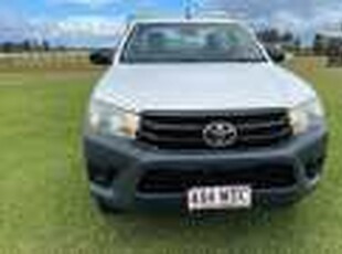2015 Toyota Hilux GUN125R Workmate White 6 Speed Sports Automatic Cab Chassis