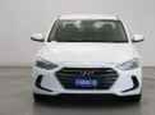 2016 Hyundai Elantra AD MY17 Elite White 6 Speed Sports Automatic Sedan