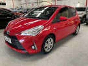 2017 Toyota Yaris NCP131R MY17 SX Red 4 Speed Automatic Hatchback