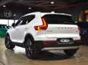 2020 Volvo XC40 XZ MY21 T4 AWD Inscription White 8 Speed Sports Automatic Wagon