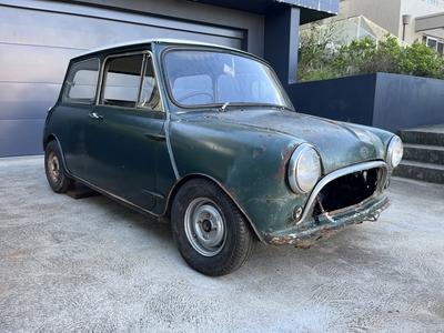 1964 morris mini cooper rolling chassis