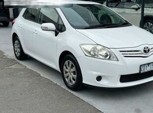 2012 Toyota Corolla Ascent Manual