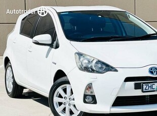 2012 Toyota Prius-C i-TECH HYBRID NHP10R 4CYL 1.5L AUTOMATIC 5D HATCHBACK