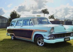 1956 ford country squire woody station wagon