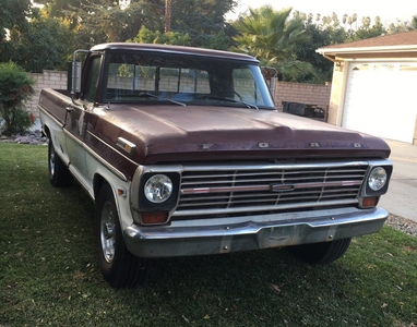 1969 ford f-250 4 sp manual utility