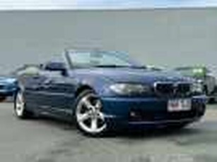 2003 BMW 3 Series E46 MY2004 330Ci SMG Blue 6 Speed Seq Manual Auto-Clutch Convertible