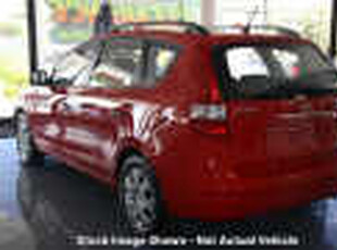 2009 Hyundai i30 FD MY09 SX cw Wagon Red 4 Speed Automatic Wagon