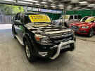2010 Ford Ranger PK XLT Crew Cab Black 5 Speed Manual Double Cab