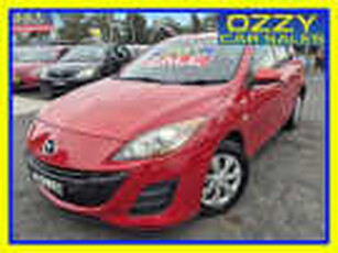 2010 Mazda 3 BL Neo Red 5 Speed Automatic Hatchback