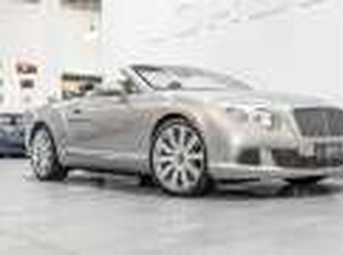 2012 Bentley Continental 3W MY12 GTC W12 Extreme Silver 8 Speed Automatic Convertible