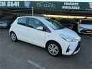 2018 Toyota Yaris NCP130R MY17 Ascent White 4 Speed Automatic Hatchback