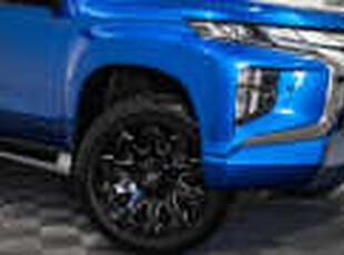 2020 Mitsubishi Triton MR MY20 GLS Double Cab Premium Blue 6 Speed Sports Automatic Utility