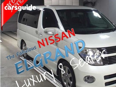 2009 Nissan Elgrand 8 Seater Luxury People Mover