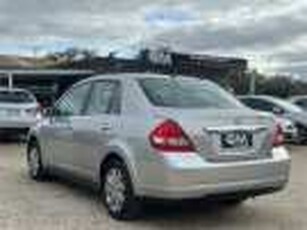 2008 Nissan Tiida C11 MY07 ST Silver, Chrome 4 Speed Automatic Sedan