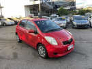 2008 Toyota Yaris NCP91R YRS Red 4 Speed Automatic Hatchback