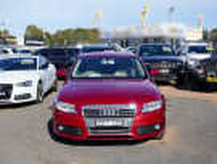 2010 Audi A4 B8 8K MY10 Multitronic Red 8 Speed Constant Variable Sedan