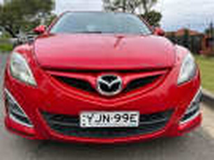 2010 Mazda 6 GH MY09 Luxury Sports Red 5 Speed Auto Activematic Hatchback
