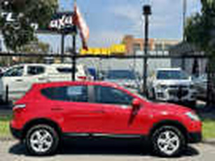 2010 Nissan Dualis J10 MY10 ST (4x4) Red 6 Speed Manual Wagon