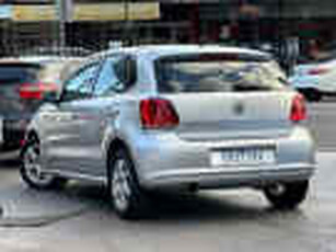 2010 Volkswagen Polo 6R MY11 66TDI DSG Comfortline Silver, Chrome 7 Speed