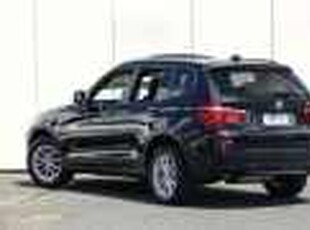 2012 BMW X3 F25 MY1011 xDrive20d Black Automatic Wagon