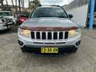 2012 Jeep Compass MK MY12 Limited CVT Auto Stick Silver, Chrome 6 Speed Constant Variable Wagon