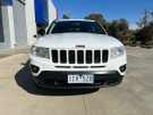 2012 Jeep Compass MK MY12 Limited CVT Auto Stick White 6 Speed Constant Variable Wagon